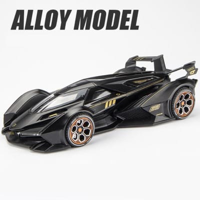 1/22 V12 Sportwagen Model Vision Vgt Gran Turismo Legering Concept Diecast Metaal Simulatie Speelgoed Model Auto's Voor Kind Verjaardagscadeaus