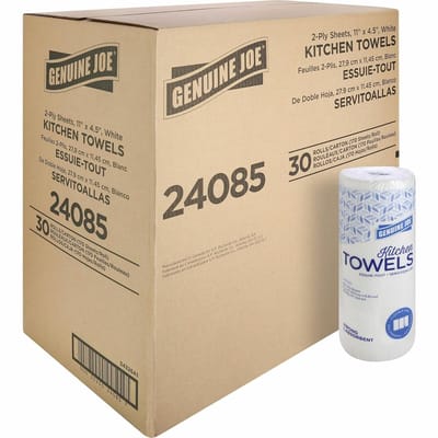 Keukenrol Papieren Handdoeken - Extra Absorberend & Scheurbaar - 30 Rollen (Grote Verpakking)