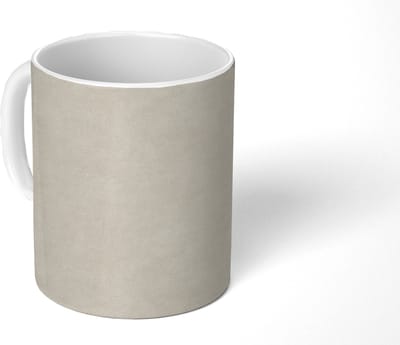 Mok - Koffiemok - Zandkleurig - Modern - Egaal - Mokken - 350 ML - Beker - Koffiemokken - Theemok