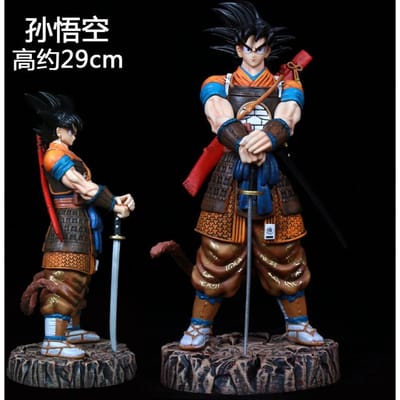 -Nieuwe Gk Dragon Ball Anime Figuur 34cm Samurai Son Goku Gohan Vegeta Figuur Super Saiyan Model Standbeeld Poppen Speelgoed Mooie Cadeaus