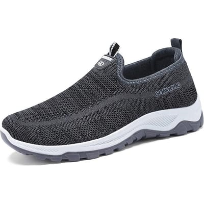 Schoenen Heren Nieuwe Vliegende Weefsels Herenschoenen Luie Wandelschoenen Casual Papa Schoenen Stoffen Schoenen Heren 44 black