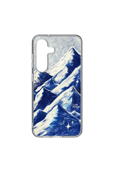 Samsung Galaxy S25 Lieve Merlijn Mountain Hybrid Case Anymode Transparent