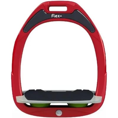 Inclinatie stijgbeugels Grip Rood/Grijs/Groen Flex-On Green Composite