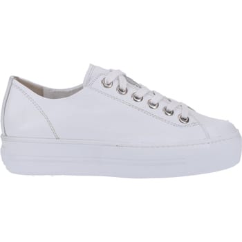 Paul Green 4790 Lage sneakers - Leren Sneaker - Dames - Wit - Maat 38