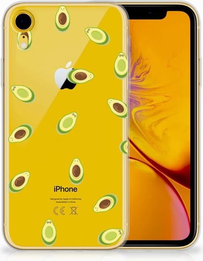 Apple iPhone Xr Siliconen Case Avocado