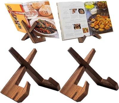 La'Moussawi ® Kookboekhouders Set van Twee voor Praktisch en Stijlvol Leesgemak in de Keuken