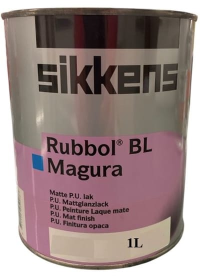 Sikkens Rubbol BL Magura - Krasvaste fluweelmatte watergedragen Lak - 1 L - RAL 9010 Pure White ( gebrokenwit)