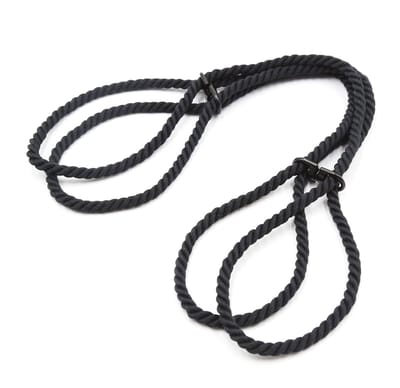 Smart Moves - Touw Handboeien - Japanse Bondage Boeien - Zwart