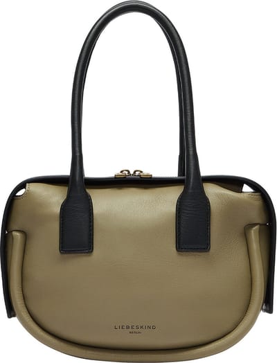 LIEBESKIND BERLIN Leren Schoudertas Fab Satchel Salvia Olijfgroen
