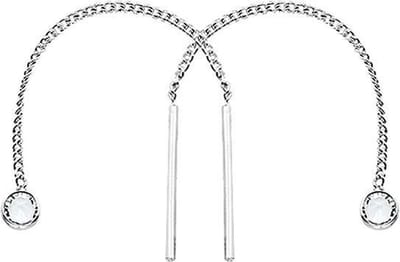 TFT Doortrekoorbellen Strass Zilver Gerhodineerd Glanzend