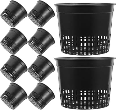 Plantenzakken voor Bloembollen, 10, 12, 7 cm, Duurzame Netpotten voor Tuinaccessoires, Grote Tuinpotten, Ideaal voor Planten en Bloemen