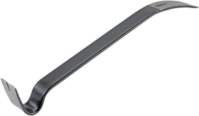 Wonder Bar Utility Pry Bar - Nail Puller/Beitel - Wrikgereedschap voor Tillen, Trekken, Schrapen - Extra Sterk Koolstofstaal - Hefboomontwerp - Roestbestendige Afwerking (15 inch)