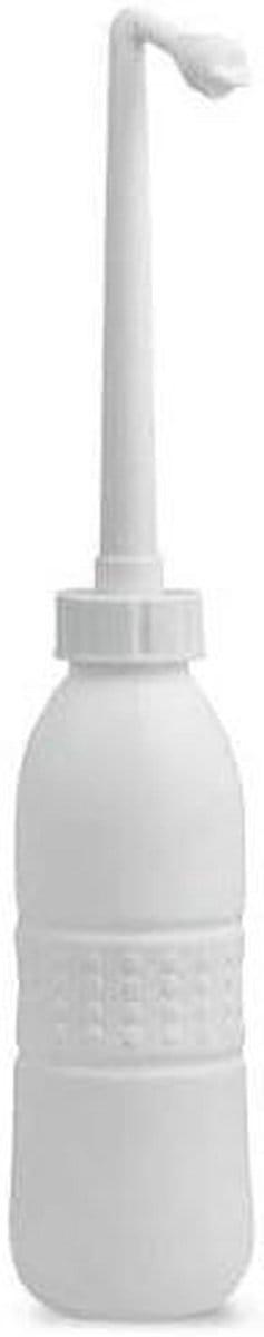 Draagbare Bidet Fles - Persoonlijke Reiniger - Hygiëne Onderhoud - Ergonomisch Ontwerp - 650 Ml - Wit