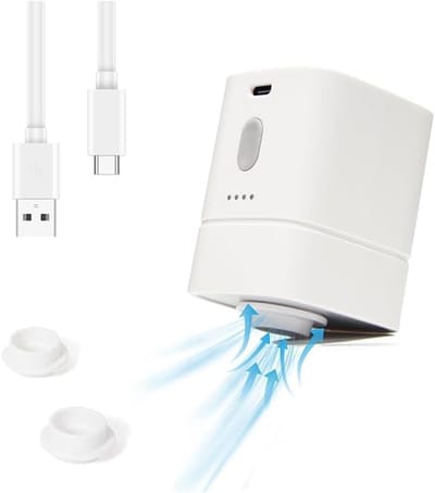 SnelShoppen - Draagbare Luchtpomp voor Opblaasbare Items, USB-C Oplaadbare Elektrische Mini Luchtpomp, Ultra Snelle Inflatie en Deflatie voor Opblaasb