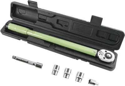 Momentsleutel Set - Wielwissel Gereedschap - Voertuig Onderhoud - Precisie Koppel Instelling - 1/2 Inch Aandrijving - Zilver
