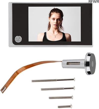 RFWR® Digitale Deurcamera met Monitor 3,5 Inch - 720P HD & 120° Brede Kijkhoek voor Huisbeveiliging