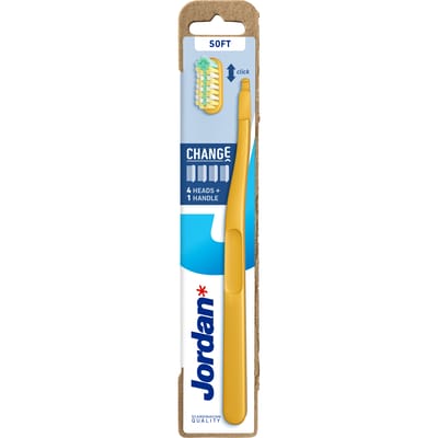 Jordan Change Toothbrush Soft Assorterd 1 st + 2 st