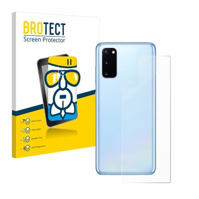 Screenprotector voor Samsung Galaxy S20 (Achterkant) Beschermglas transparant