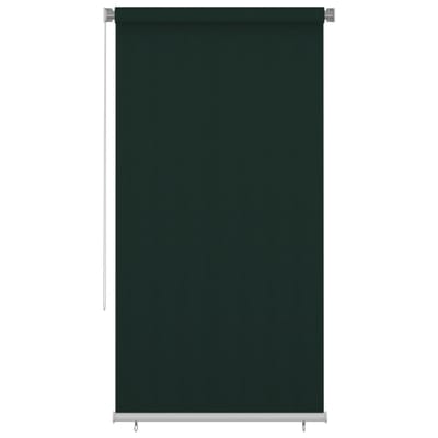 vidaXL Rolgordijn voor buiten 125(B)x230(H) cm HDPE donkergroen