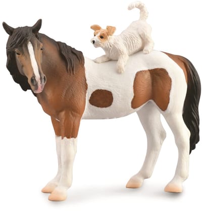 COLLECTA Figurine - Skewbald Merrie - 1:20 - Paarden - Handgeschilderd - Miniatuur