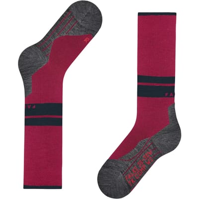 FALKE TK Compression Energy Wandelen compressie anti zweet functioneel garen wol sportsokken dames rood - Maat 35-38 W1