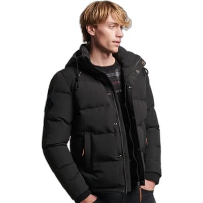 Superdry - Everest pufferjas met capuchon - Heren - Gewatteerde jassen