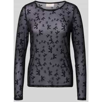 Shirt met lange mouwen en ronde hals, model 'ISKA'