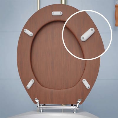 Universele Verhogers en Vervanging voor Toiletzittingen - Antislip en Schokabsorberende Set