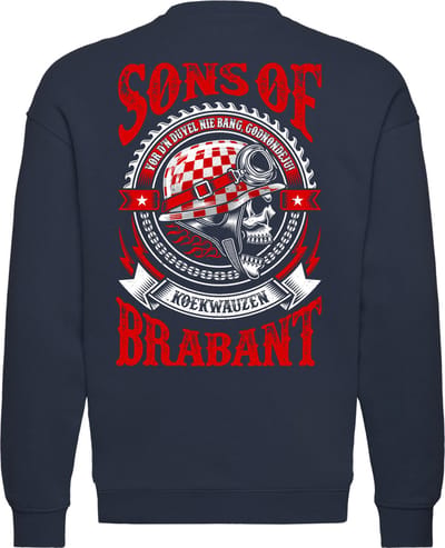 Sweater Sons Of Brabant | Kerstcadeau | Cadeau voor man | Vaderdag | Navy | maat XS