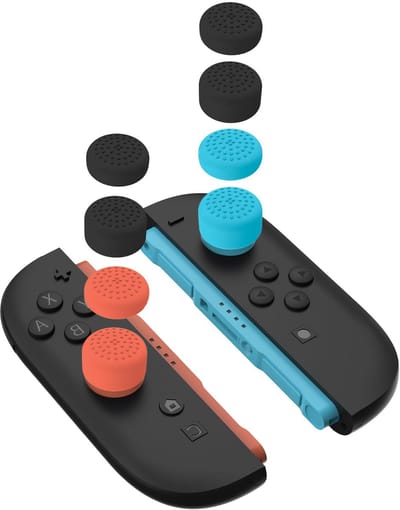 Dailygoods- Duimgrepen 8 Stuks - Siliconen Grip - Verbeterde Gaming Controle - Comfortabele Accessoires - Geschikt voor Spelconsoles - Hoogwaardig Materiaal - Joystick Grips
