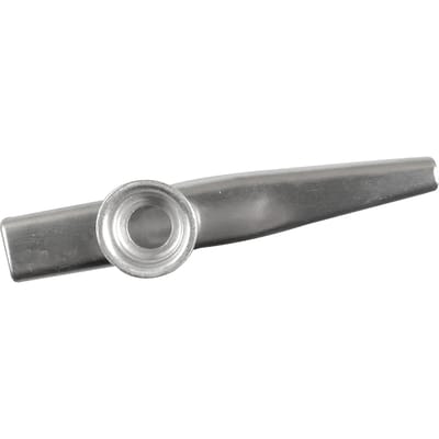 Kazoo Métal Son Clair Brillant Facile à Jouer Portable Polyvalent Bouche Kazoo pour Débutant Enfants Cadeau gray