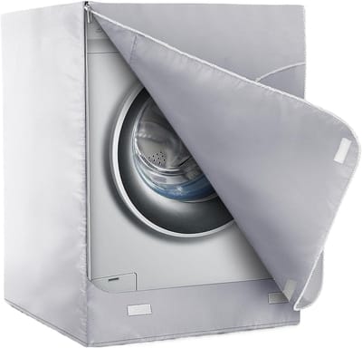 Wasmachine Drogerhoes - Apparaat Beschermhoes - Huishoudelijk Gebruik - 3-Zijdig Stofdicht Waterdicht - 69 x 84 x 99 cm - Grijs