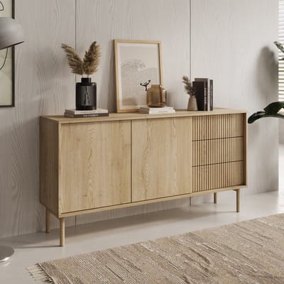 Meubella - Tenerife - Dressoir - Eiken - 154 cm