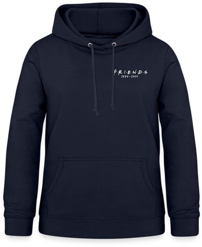 Friends Vrienden Logo 1994-2004 Hoodie Dames