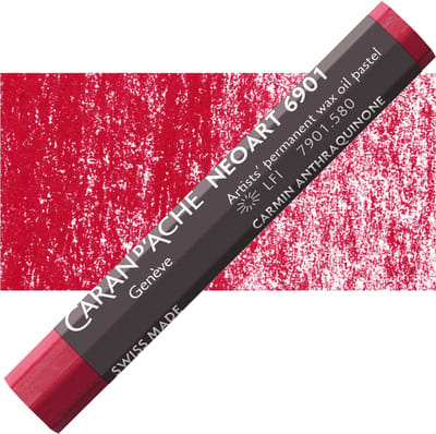 Caran d'Ache Neoart Permanent Wax Oliepastel - Anthraquinone Carmine (580)