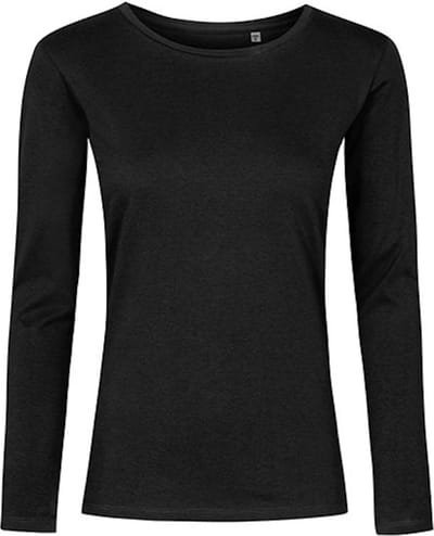 Promodoro Women´s Roundneck T-Shirt Long Sleeve XO1565 - Black - XS