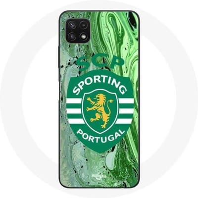 Coque - Maniacase - Samsung Galaxy A22 5G - Souple - Protection - Sporting Portugal noir