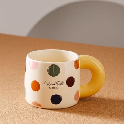 High-end Drinkwaterbeker Keramiek Hoge Waarde Huishoudelijke Mok Kantoor Koffiekop Creatieve Koppelsbeker about 480ml