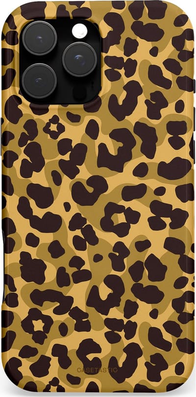 Casetastic Hoesje Geschikt voor Apple iPhone 16 Pro Max Magsafe - Stijlvolle Beschermende Duo-layer Case - Jungle Panter