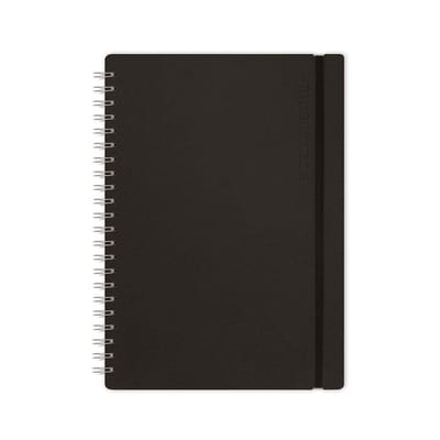 Vacavaliente - Studio Notitieboek A4 - Gerecycled Leer - Zwart