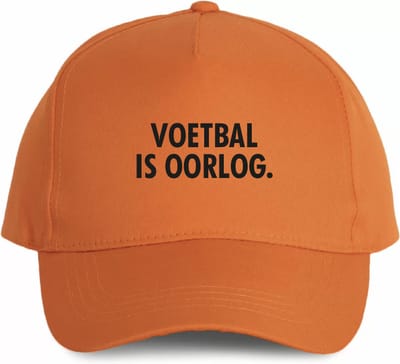 Oranje cap - Voetbal is oorlog - soBAD. | Oranje | WK | Voetbal | Nederland