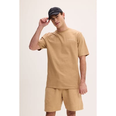 The Goodpeople Tobi T-shirt Beige Brown Größe: XXL | Basic T-Shirts Outlet | Herren | Braun