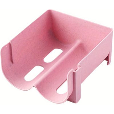 Stapelbare Plastic Drankorganizer voor Koelkast Antislip Ontwerp voor Flessen en Blikjes, Drankopslag Dranken Koelkast Organizer Plank 1PC pink