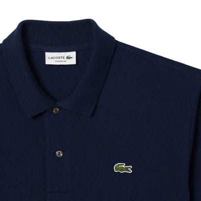 Lacoste Heren Pique Klassiek Poloshirt (Blauw)