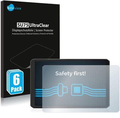 Savvies - Screenprotector voor Garmin dezl LGV810 - Folie Beschermfolie transparant 6 Stuks