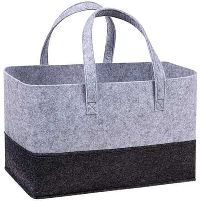 Tote bag, boodschappentas, opvouwbare boodschappenmand, grote boodschappentas, vilten tote bag, herbruikbare boodschappentas, vilten boodschappenmand, geschikt voor boodschappen, reizen, opbergen