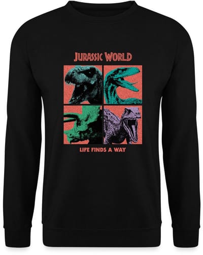 Jurassic World Life Finds A Way Sweater Heren