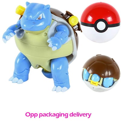 bal Pokemon misvormde figuur Pikachu Charizard Venusaur Blastoise Gyarados Solgaleo Lunala Actiefiguur pokébal poke kind Speelgoed