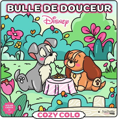 Atelier Créatif Disney COZY COLO DISNEY - BULLE DE DOUCEUR - hachette - Kleurboek voor volwassenen en kinderen