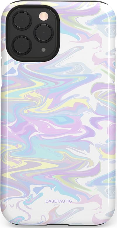 Casetastic Hoesje Geschikt voor Apple iPhone 11 Pro - Stijlvolle Beschermende Duo-layer Case - IJsdans van kleur